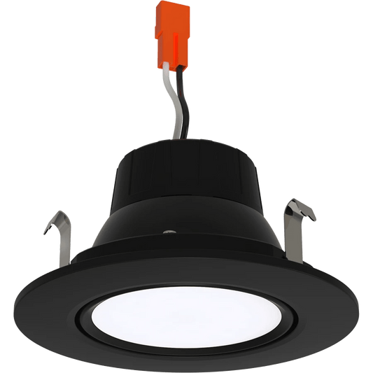 RAB-RA4R89FA120BSRAB RA4R89 8W LED 4" Round Retrofit Downlight Adjustable Gimbal Selectable CCT