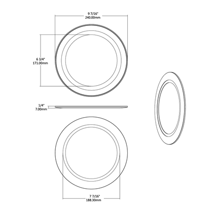 RAB-RFLED-GOOF-6R-8R-WRAB RFLED - GOOF - 6R - 8R - W 6 - 8" Goof Ring