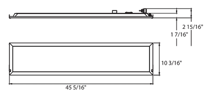 RAB - RPLED1X4RAB RPLED1X4 30W LED 1X4 Retrofit Panel Selectable CCT/Wattage