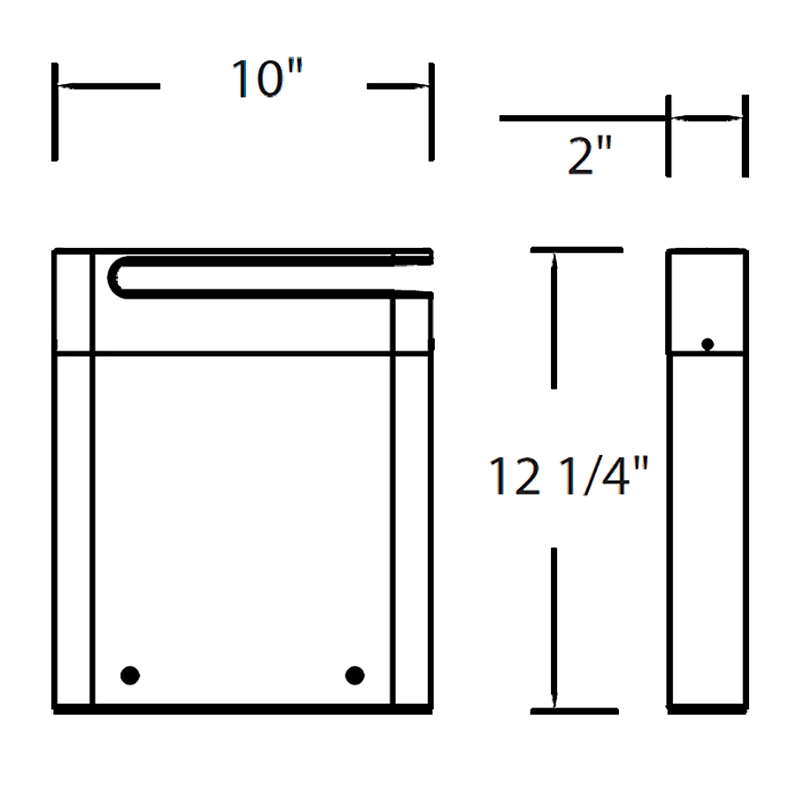 RAB - SA - CLBSRAB Sage SA - CLBS Clip 5W Bollard 30K