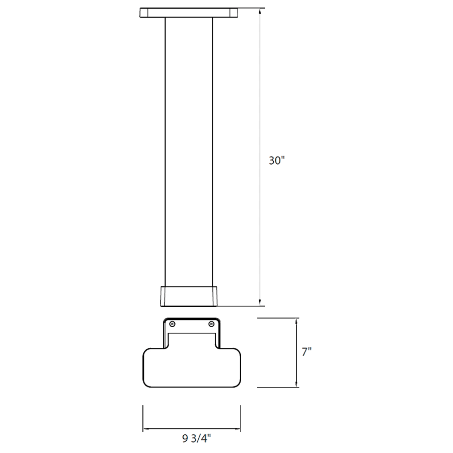 RAB - SA - LBRAB Sage SA - LB Linden 8W Bollard 30K