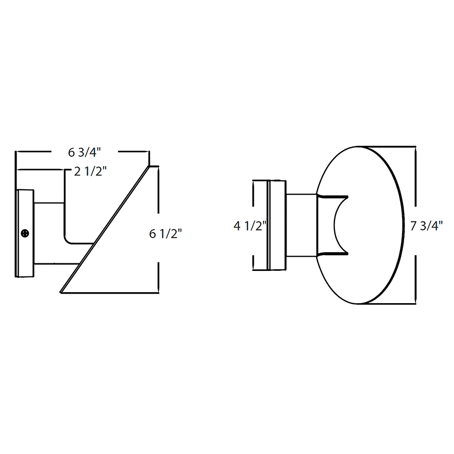 RAB - SA - LEWPRAB SAGE SA - LEWP Leaf 8W Wall Sconce 30K