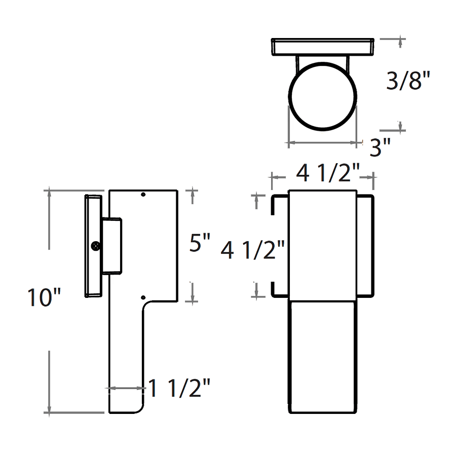 RAB - SA - REWPRAB SAGE SA - REWP Reed 6W Wall Sconce 30K