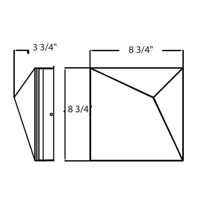 RAB - SA - TWPRAB SAGE SA - TWP Tile 8W Wall Sconce 30K