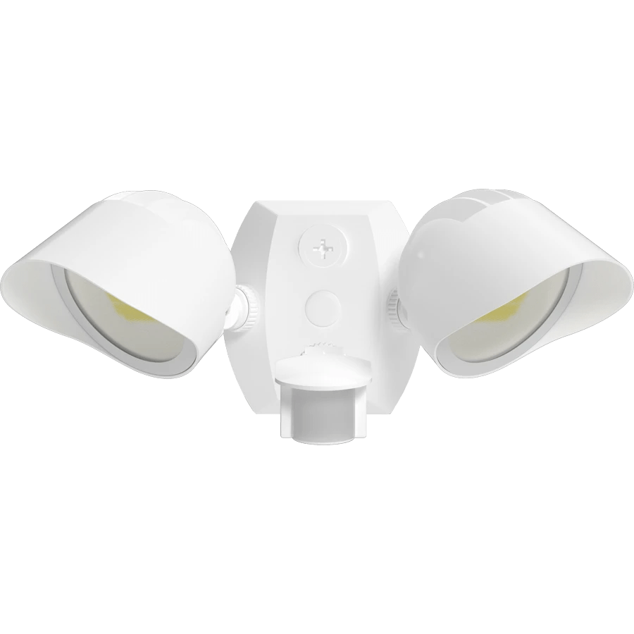 RAB - SMSBULLET2X20WRAB SMSBULLET2X20 40W Dual Head Landscape Floodlight Selectable Wattage/CCT With Sensor