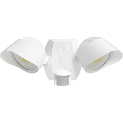 RAB - SMSBULLET2X20WRAB SMSBULLET2X20 40W Dual Head Landscape Floodlight Selectable Wattage/CCT With Sensor