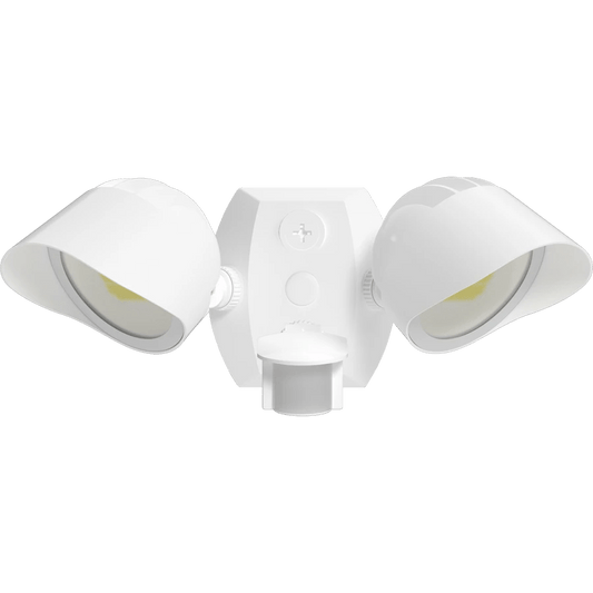 RAB - SMSBULLET2X20WRAB SMSBULLET2X20 40W Dual Head Landscape Floodlight Selectable Wattage/CCT With Sensor
