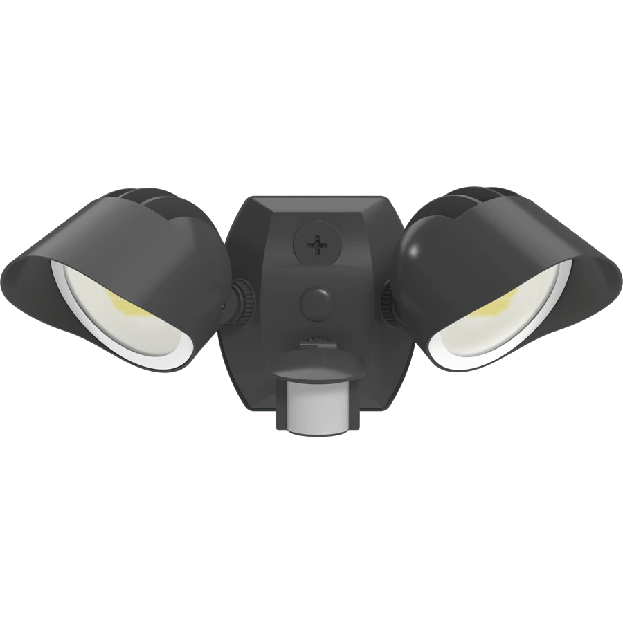 RAB - SMSBULLET2X20ARAB SMSBULLET2X20 40W Dual Head Landscape Floodlight Selectable Wattage/CCT With Sensor