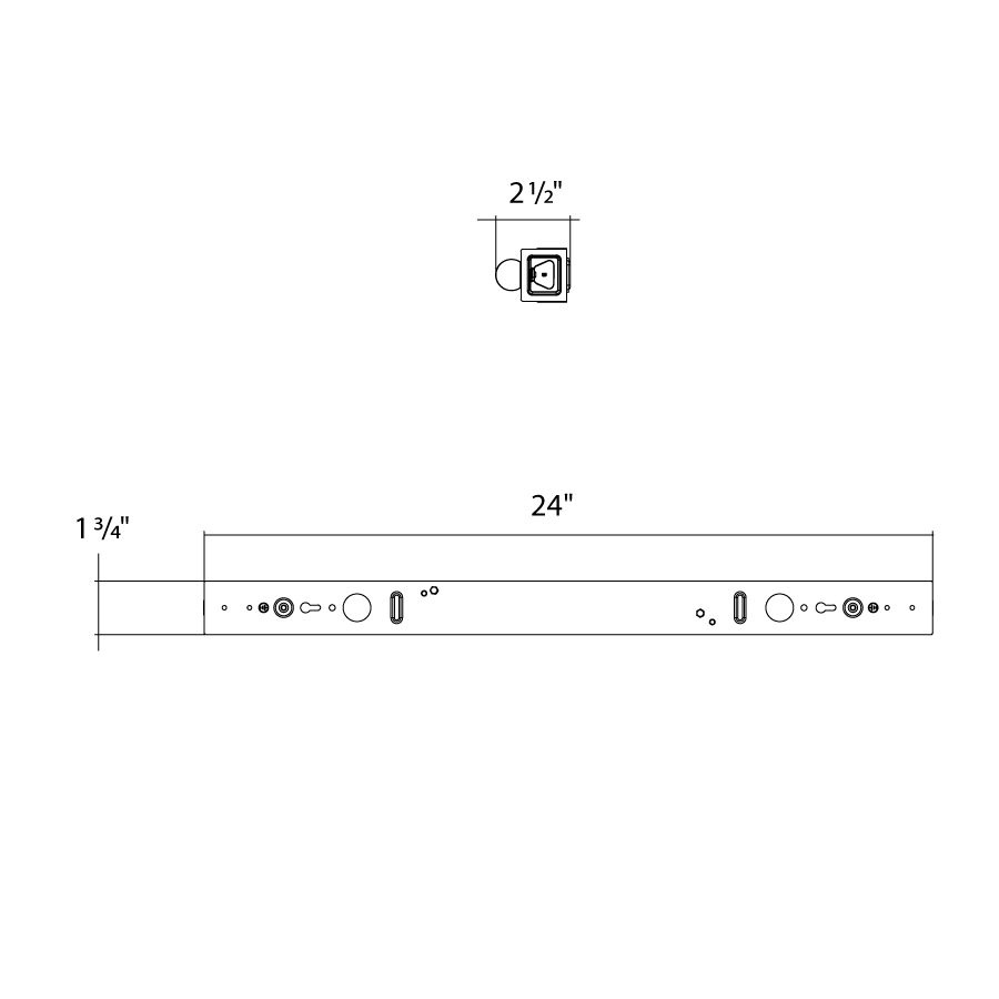 RAB-STRP2RAB STRP2 10W 2FT Strip Light Selectable CCT + Wattage