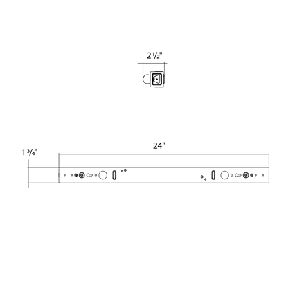 RAB-STRP2RAB STRP2 10W 2FT Strip Light Selectable CCT + Wattage