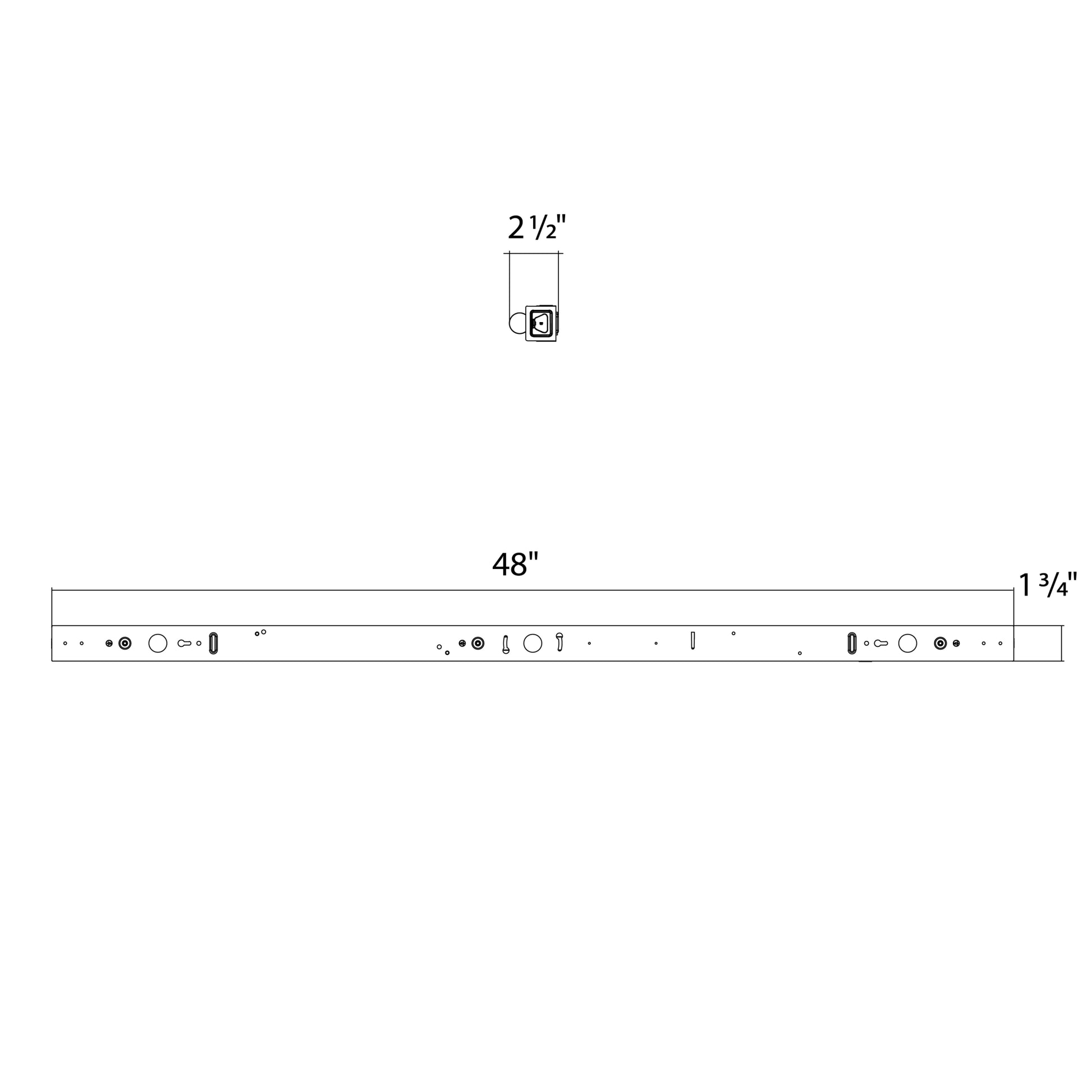 RAB-STRP4RAB STRP4 20W 4FT Strip Light Selectable CCT + Wattage