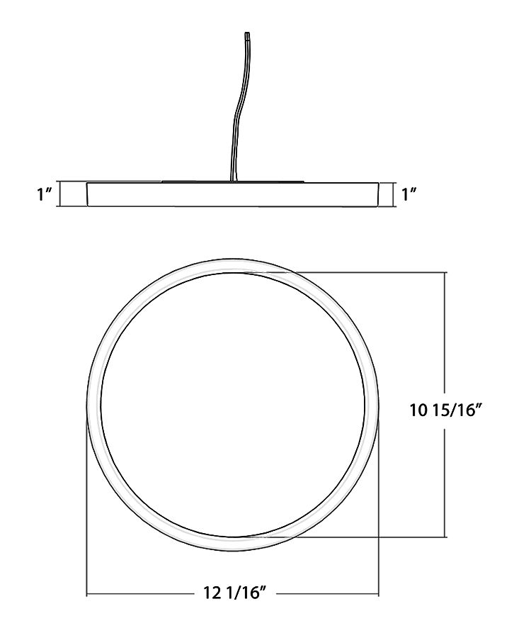 RAB - SUMO34 - R - 12RAB SUMO34 - R - 12 13W LED 12" Surface Mount Selectable CCT