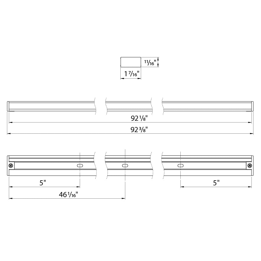 RAB - TK8RAB TK8 8 Foot Tack Lighting