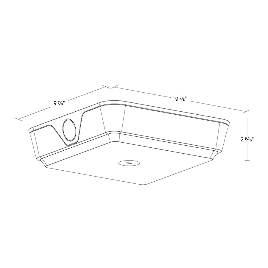 RAB-VAN40RAB VAN40 40W Field - Adjustable Canopy Light Selectable CCT + Beam Angle