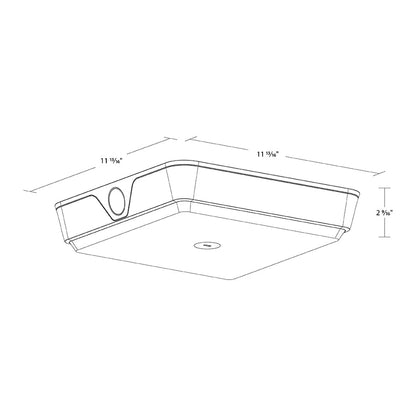 RAB-VAN75WRAB VAN75 75W Field - Adjustable Canopy Light Selectable CCT + Beam Angle