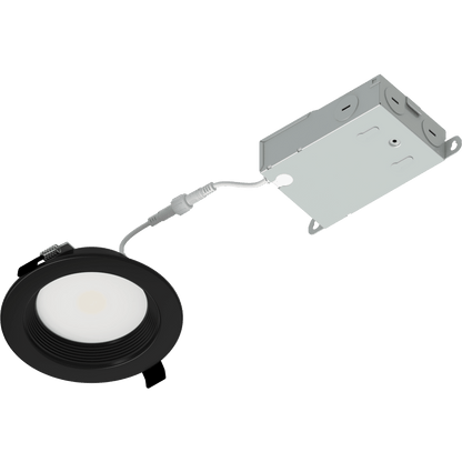 RAB-WFDX4B-KRAB WFDX4-K 4" Deep Regress Wafer LED Downlight