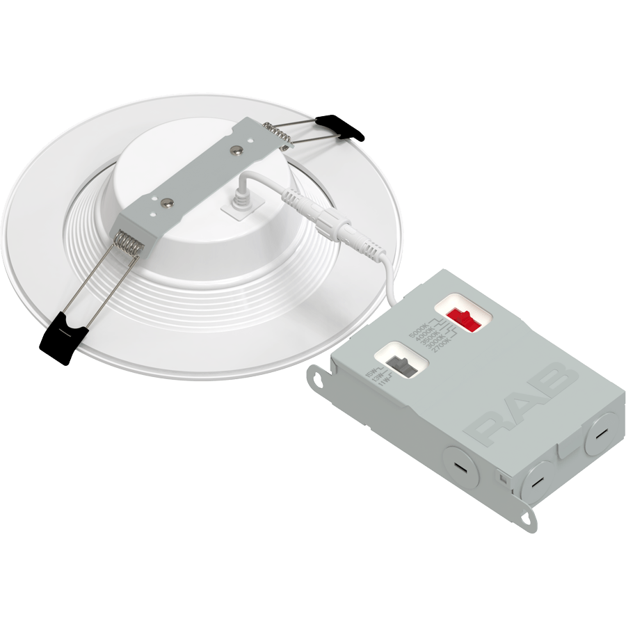 RAB-WFDX6BRAB WFDX6 6" Deep Regress Wafer LED Downlight
