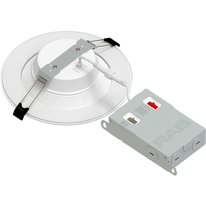 RAB-WFDX6BRAB WFDX6 6" Deep Regress Wafer LED Downlight