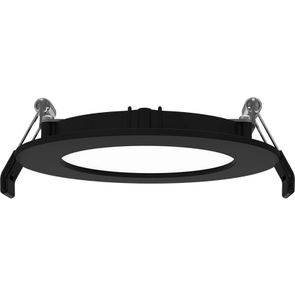 RAB - WFRL4R99FA120BSRAB WFRL4R9 9W LED 4" Round Black Edge - Lit Wafer Selectable CCT