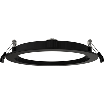 RAB-WFRX-6BDRAB WFRX-6BD 6" 15W LED Edge-Lit Baffle Wafer Selectable CCT/Wattage