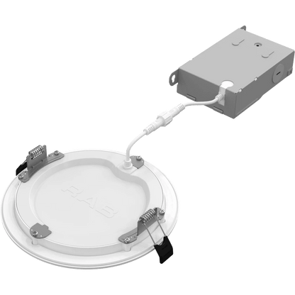 RAB-WFRX-6DRAB WFRX - 6D 6" 15W LED Edge - Lit Wafer Selectable CCT/Wattage