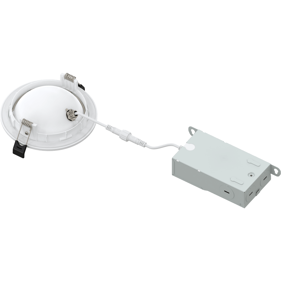 RAB-WGF4RAB WGF4 8W 4" Floating Gimbal Wafer LED Downlight Selectable CCT