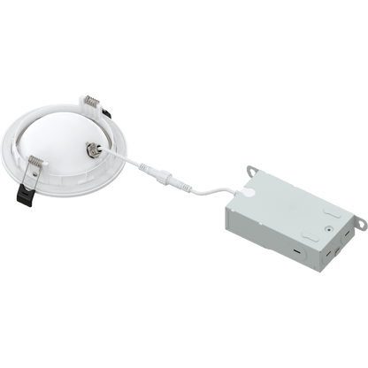 RAB-WGF4RAB WGF4 8W 4" Floating Gimbal Wafer LED Downlight Selectable CCT