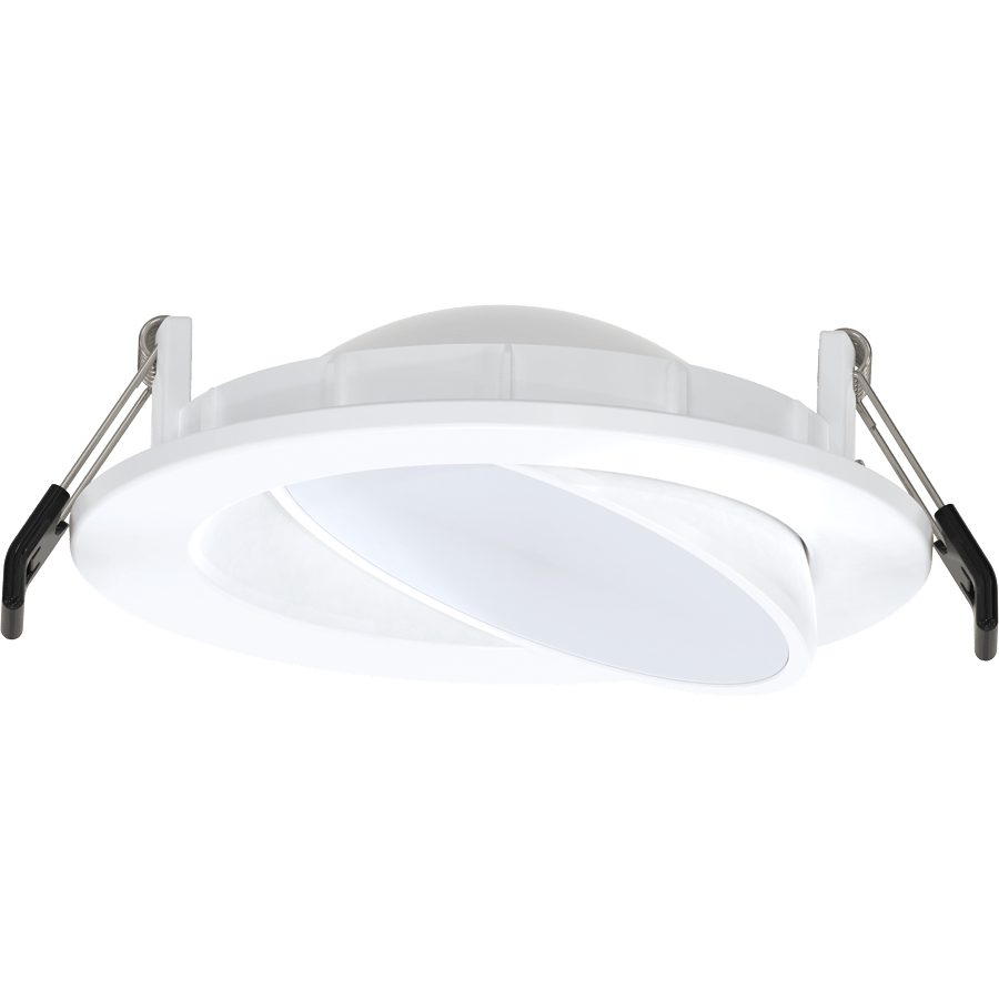RAB-WGF4RAB WGF4 8W 4" Floating Gimbal Wafer LED Downlight Selectable CCT