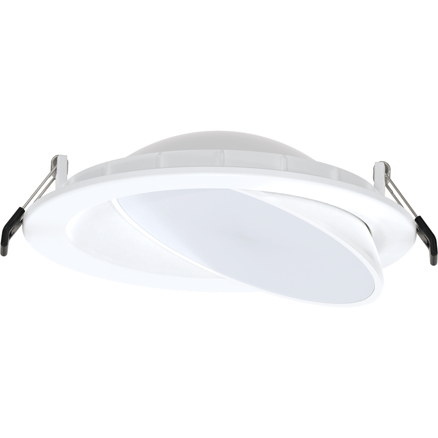 RAB-WGF6RAB WGF6 12W 6" Floating Gimbal Wafer LED Downlight Selectable CCT