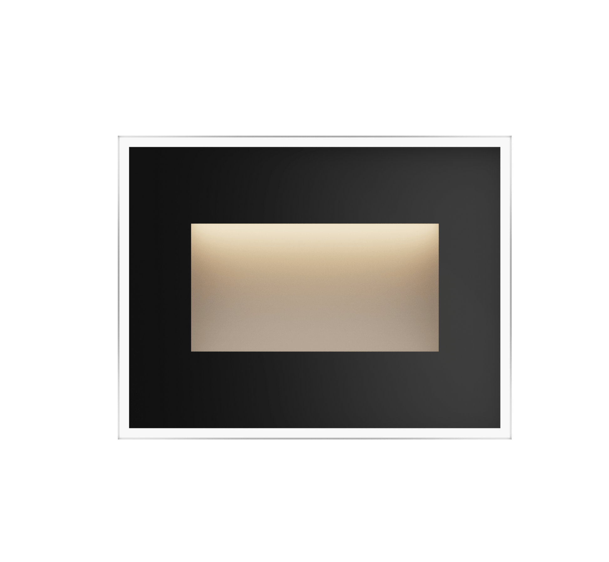 LBU - F22 - 3 - 30 - WW - BKRAYHIL FLORA22 3W 3" Rectangle In Wall Landscape Light 30K