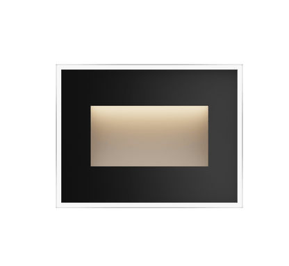 LBU - F22 - 3 - 30 - WW - BKRAYHIL FLORA22 3W 3" Rectangle In Wall Landscape Light 30K