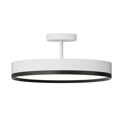 LBU - INV - 9 - CCT - 120 - WT - BK - F - STRayhil INOVA 9" 15W Stem Mount Selectable CCT
