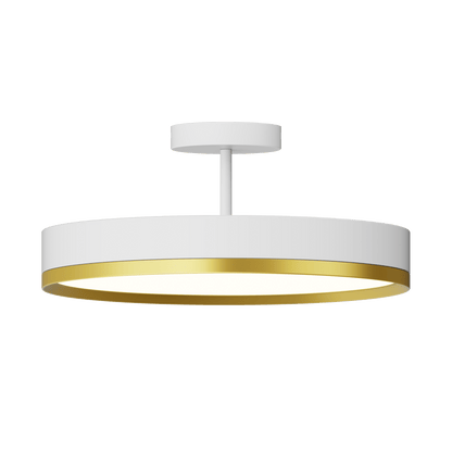 LBU - INV - 9 - CCT - 120 - WT - BR - F - STRayhil INOVA 9" 15W Stem Mount Selectable CCT