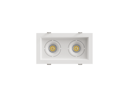 LBU-VOR25-2H-14-CCTRayhil VOR25-2H Vortex 2.5" 14W 2-Head Recessed LED Downlight Selectable CCT