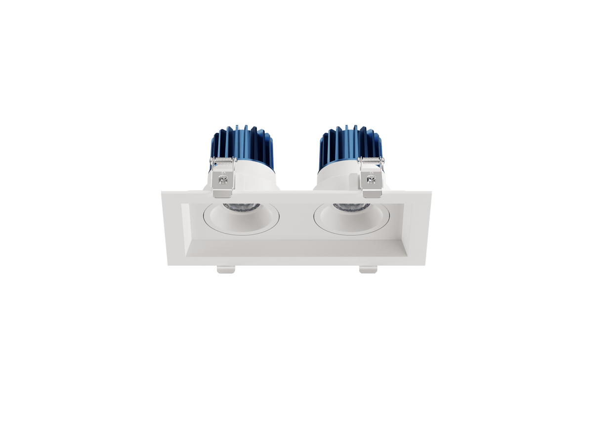 LBU-VOR25-2H-9-CCTRayhil VOR25-2H Vortex 2.5" 9W 2-Head Recessed LED Downlight Selectable CCT