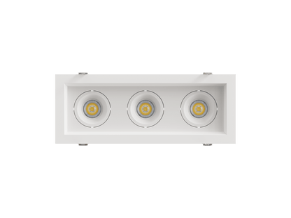 LBU-VOR25-3H-14-CCTRayhil VOR25-3H Vortex 2.5" 14W 3-Head Recessed LED Downlight Selectable CCT