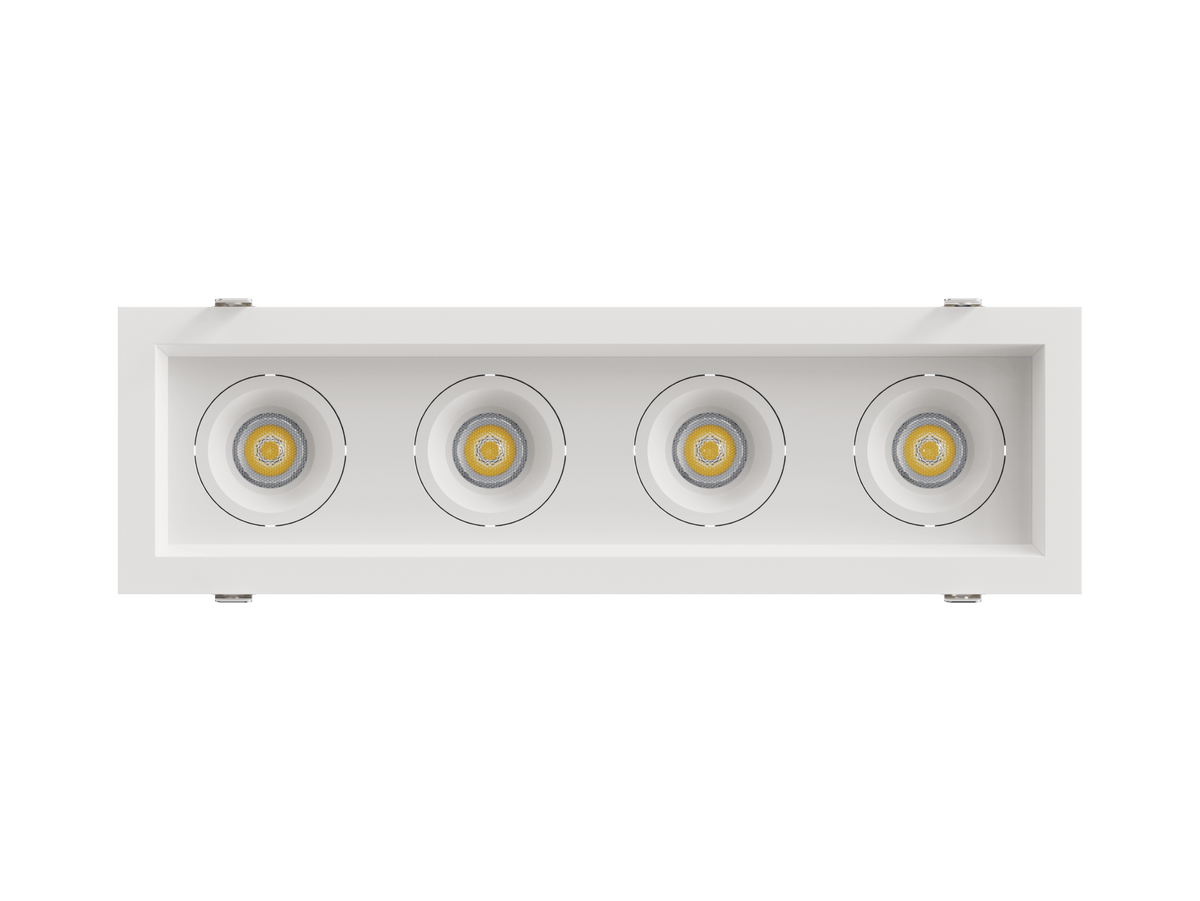 LBU-VOR25-4H-9-CCTRayhil VOR25-4H Vortex 2.5" 9W 4-Head Recessed LED Downlight Selectable CCT