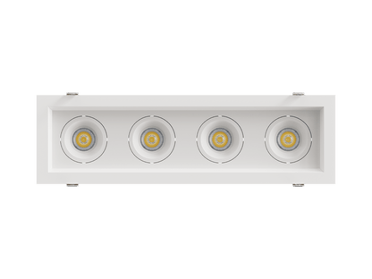 LBU-VOR25-4H-9-CCTRayhil VOR25-4H Vortex 2.5" 9W 4-Head Recessed LED Downlight Selectable CCT