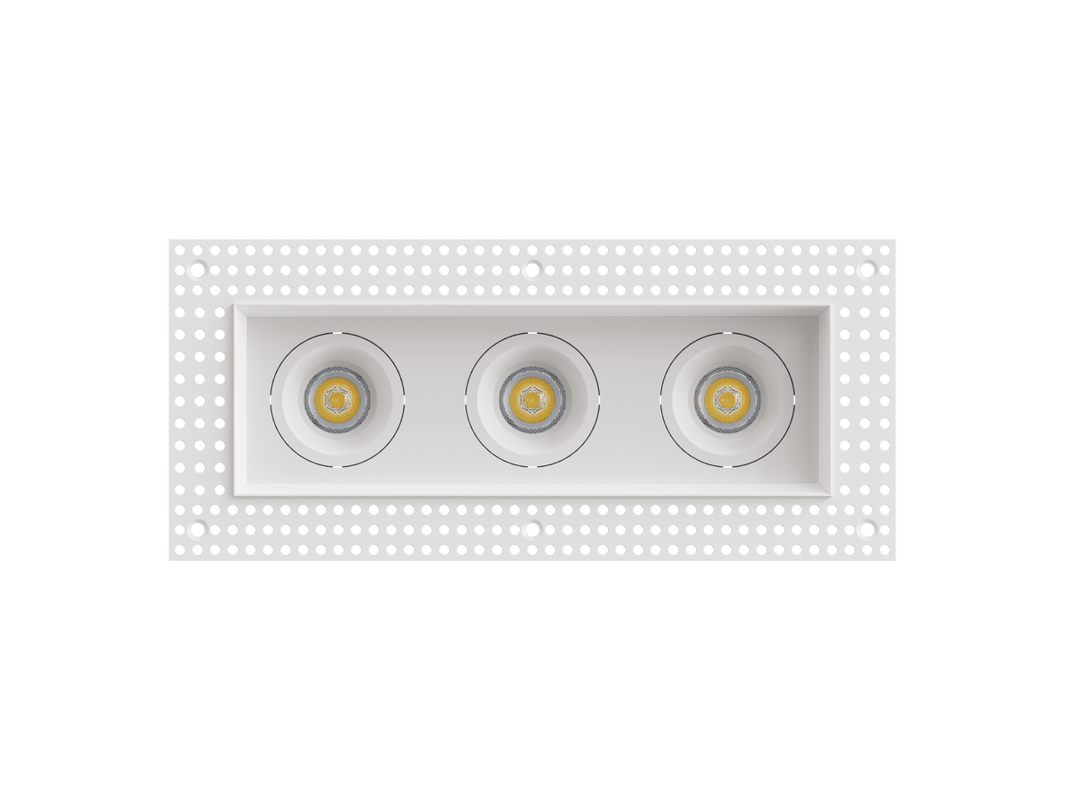 LBU-VOR25TMS-3H-9-CCTRayhil VOR25TMS-3H Vortex 2.5" 9W Trimless 3-Head Recessed LED Downlight Selectable CCT