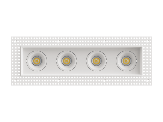 LBU-VOR25TMS-4H-14-CCTRayhil VOR25TMS-4H Vortex 2.5" 14W Trimless 4-Head Recessed LED Downlight Selectable CCT