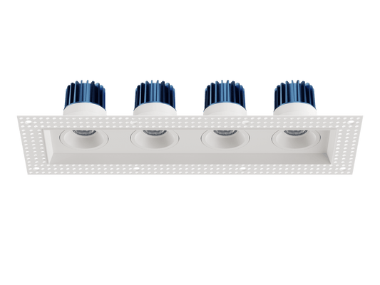 LBU-VOR25TMS-4H-14-CCTRayhil VOR25TMS-4H Vortex 2.5" 14W Trimless 4-Head Recessed LED Downlight Selectable CCT