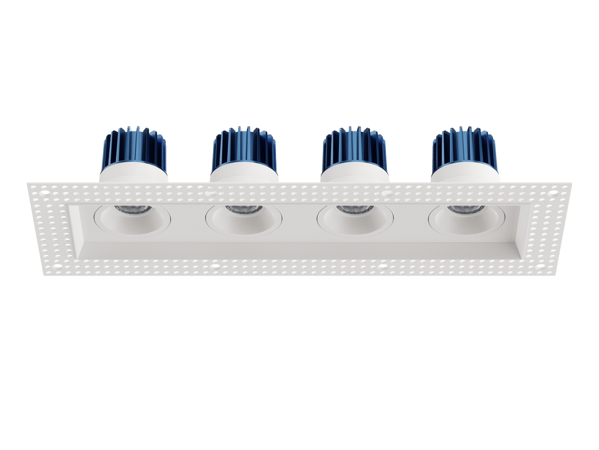 LBU-VOR25TMS-4H-9-CCTRayhil VOR25TMS-4H Vortex 2.5" 9W Trimless 4-Head Recessed LED Downlight Selectable CCT