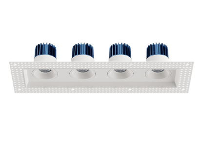 LBU-VOR25TMS-4H-9-CCTRayhil VOR25TMS-4H Vortex 2.5" 9W Trimless 4-Head Recessed LED Downlight Selectable CCT
