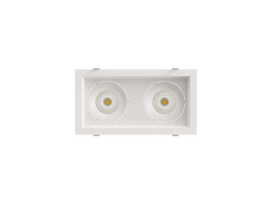 LBU-VOR35-2H-20-CCTRayhil VOR35-2H Vortex 3.5" 2-Head Recessed LED Downlight Selectable CCT