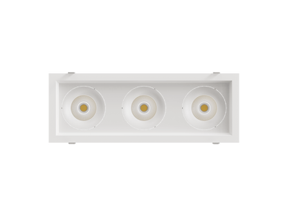 LBU-VOR35-3H-15-CCTRayhil VOR35-3H Vortex 3.5" 15W 3-Head Recessed LED Downlight Selectable CCT