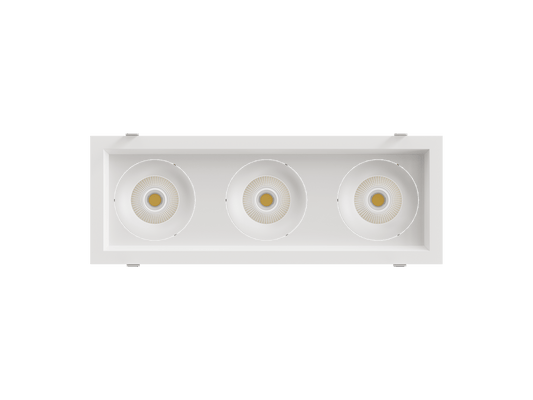 LBU-VOR35-3H-20-CCTRayhil VOR35-3H Vortex 3.5" 3-Head Recessed LED Downlight Selectable CCT