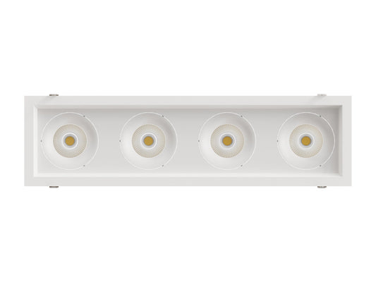 LBU-VOR35-4H-15-CCTRayhil VOR35-4H Vortex 3.5" 15W 4-Head Recessed LED Downlight Selectable CCT