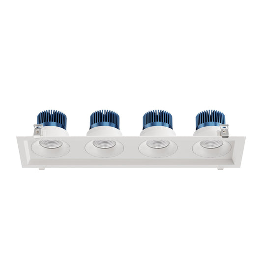 LBU-VOR35-4H-15-CCTRayhil VOR35-4H Vortex 3.5" 15W 4-Head Recessed LED Downlight Selectable CCT