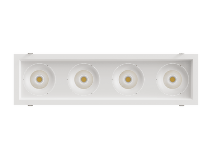 LBU-VOR35-4H-20-CCTRayhil VOR35-4H Vortex 3.5" 4-Head Recessed LED Downlight Selectable CCT