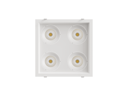 LBU-VOR35-4HS-20-CCTRayhil VOR35-4HS Vortex 3.5" 4-Head Square Recessed LED Downlight Selectable CCT